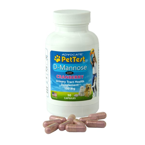 Advocate PetTest D-Mannose Supplement - 90 Capsules PT-150